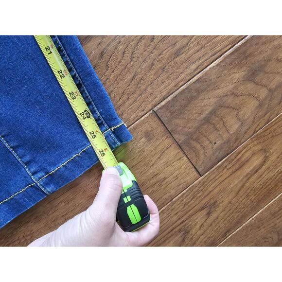 Natura Wide Leg Denim Jeans Women’s Size 44/XL High Rise Boho - Picture 7 of 7